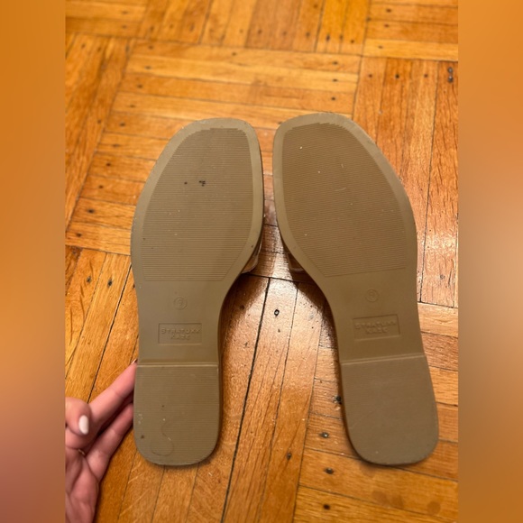 Stratuxx Kaze Womens Flat Sandals Flat Slide Silver Metallic Sandals - Picture 8 of 8